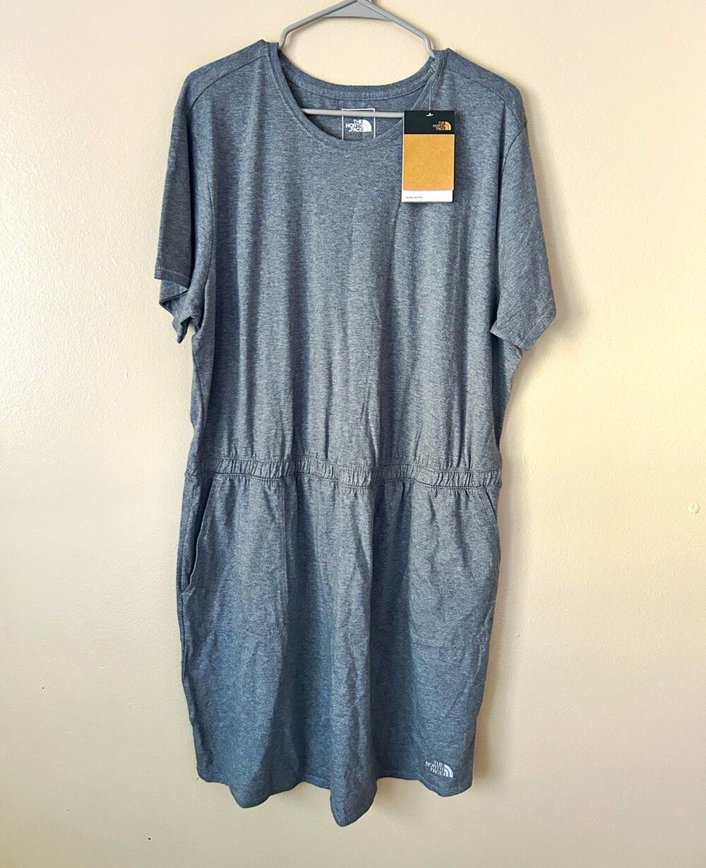 The North Face Terrain SS Dress Medium Grey Heather Womens Size XXL NWT $65